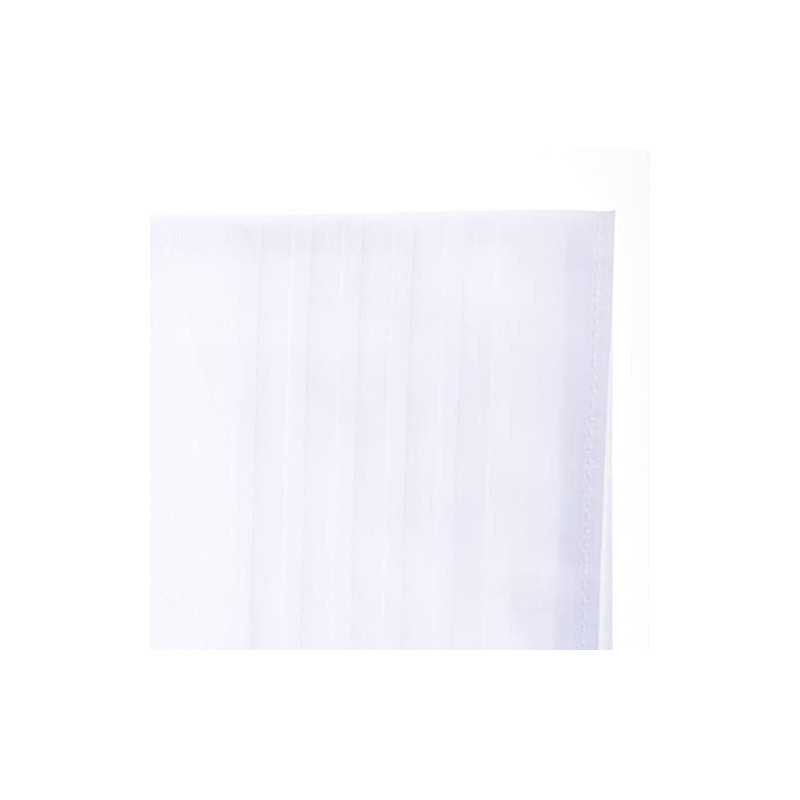Men's Formal Handkerchief, White, Off-White, Ceremonial Occasions (Off White Plaid)