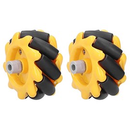Mecanum Wheel 48mm Omni-Directional Wheel Smart Robot Car Accessories DIY Toy Components (1 Pair)