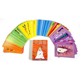 Mudras for Body Mind and Spirit Practice Cards, Yoga for The Hands, 68pcs Cards, Yoga Them Tarot Oracle Cards, Deck Game with Friends