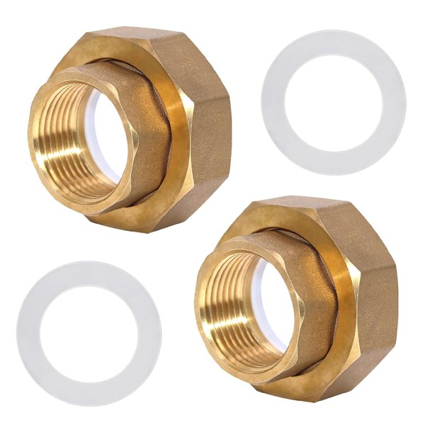 2 pieces pump screw connection, DN 25 × DN 15,