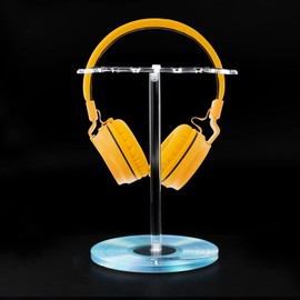 Soporte para auriculares dual (grabación azul/LP)