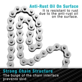 DURATECH 24 Inch Chain Wrench, Adjustable Oil Filter Chain Wrench Fits Max 6 Inch Diameter for Pipe and Car Repair