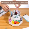 YASUOA Desk Organizer Pen Holder, Cute 360-Degree Rotating Pencil Holder,