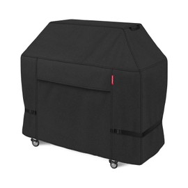 Porch Shield 54W x 24D x 46H inch Premium Gas Grill Cover Up to 52 inch, Waterproof and Fade Resistant 600D BBQ Covers for Weber, Brinkmann, Char-Broil and More, Black
