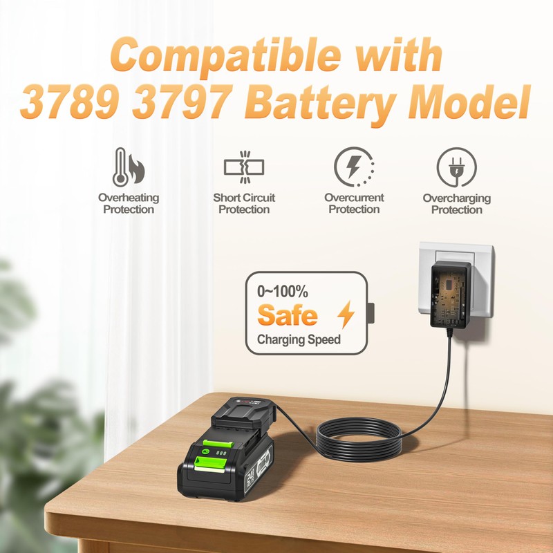 24V Charger Compatible with Bissell 3789X 3789U 3789 3797V 3797W