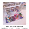 Feadily 2PCS Small Drawer Organizer for Desk, Desktop Drawer Organizer