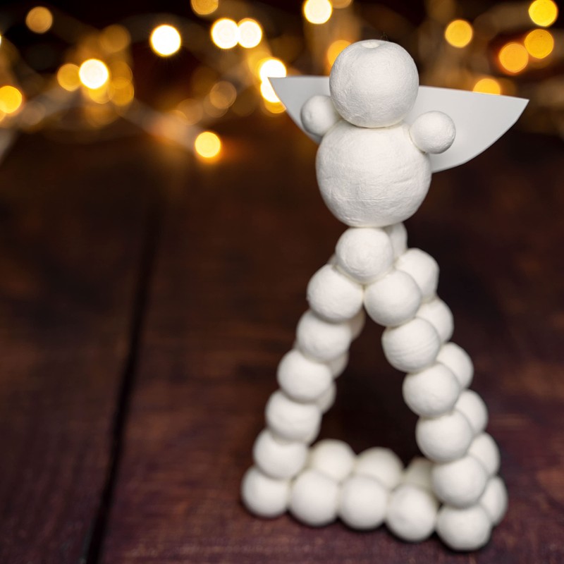 MCE-Commerce A0010302 Cotton Balls 30 mm Pack of 100 Cellulose