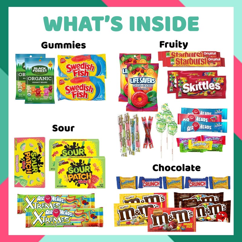 The Care Crate Ultimate Candy Snack Box Care Package (