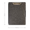 Dexas Slimcase 2 Storage Clipboard with Side Opening, Heavy Granite