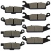 Caltric Front & Rear Brake Pads for Yamaha Grizzly 700