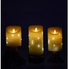 LED flameless Candle, with Embedded Starlight String, danip 5-Piece LED