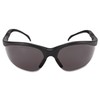 MCR Crews KD112 Klondikke Safety Glasses - Black Frame, Grey