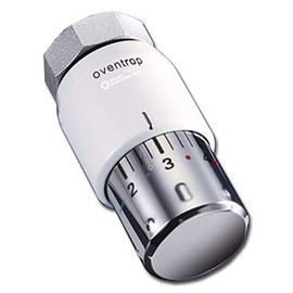 Oventrop Uni SH 1012065 Thermostat with Liquid Sensor 7-28 °C with 0 x 1-5 Scaled Cap, White