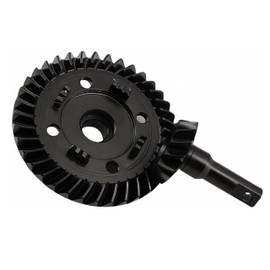 Steel Spiral Diff Ring Gear 37T & Pinion Gear 13T Set, Front Differential Upgrade Parts for Traxxas 1/10 Maxx RC Truck, Heavy Duty Metal Gears Replacement for Part #8978