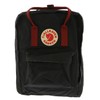 Fjallraven Women's Kanken Backpack, Black/Ox Red, One Size