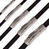 Fly Style Rubber Necklace or Bracelet, Rubber Band Black Collar,