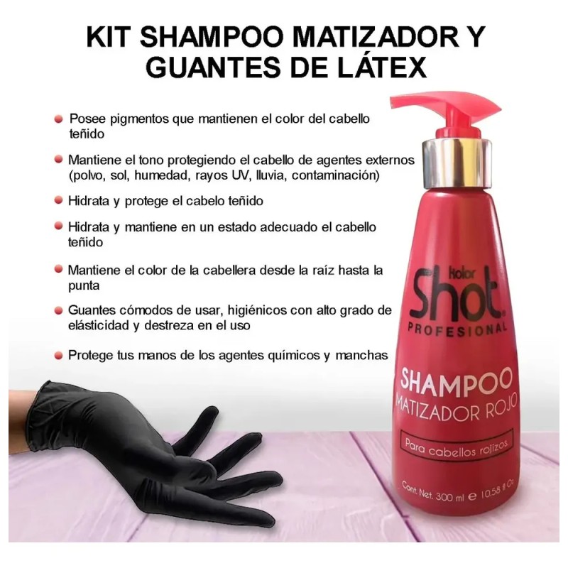 Shampoo Matizador Rojo Revive Tu Color Y Brillo + Regalo