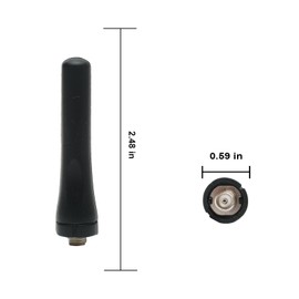 BVMAG Dual Band Antenna 144/430MHZ Mini Short Stubby Antenna for Baofeng UV-5R UV-82 BF-888S 666S 777S TK240 TK278 Walkie Talkie Two Way Radio 6Pack