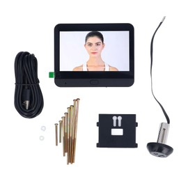 BuyWeek Digital Door Viewer Camera, WiFi Wireless Peephole Camera, 4.3 Inch Display, Video Doorbell Camera, Two-Way Talk, IR Night Vision, PIR Motion Detection