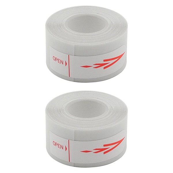 Alnicov 2Pcs Clear Printing Label Maker Tape Multipurpose Thermal Label