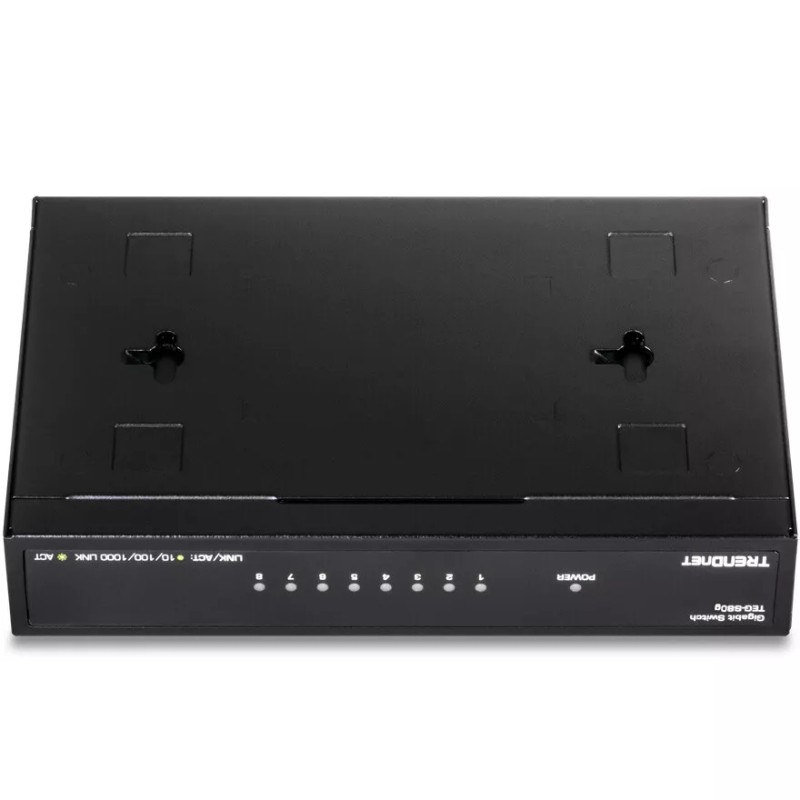 TRENDnet TEG-S80G 8-Port Gigabit GREENnet Switch (Metal)