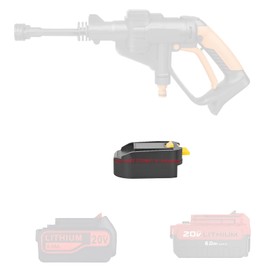 X-Adapter 1x Adapter Only Fits Worx 20v USA Version Cordless Tools Compatible with Porter Cable & Black+Decker 20v MAX (NOT Old 18v) Lithium Batteries - Adapter Only