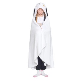 Catalonia Hooded Blanket for Kids, Soft Snuggle Wrap Cape Throw, Ideal Gifting