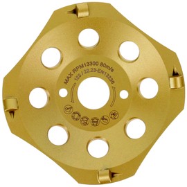 PRODIAMANT PKD Diamond Cup Wheel 125 mm x 22.2 mm - 4 Segments | High Performance Cup Wheel for Angle Grinder | Ideal for Concrete, Screed & Hard Surfaces