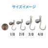 Nishihaya Blade Jigging Hooks Colorado Metal Jig Assist Hooks 3/0