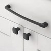 KNOKLOCK 10 Pack 6 Inch(152mm) Kitchen Cabinet Handles Matte Black
