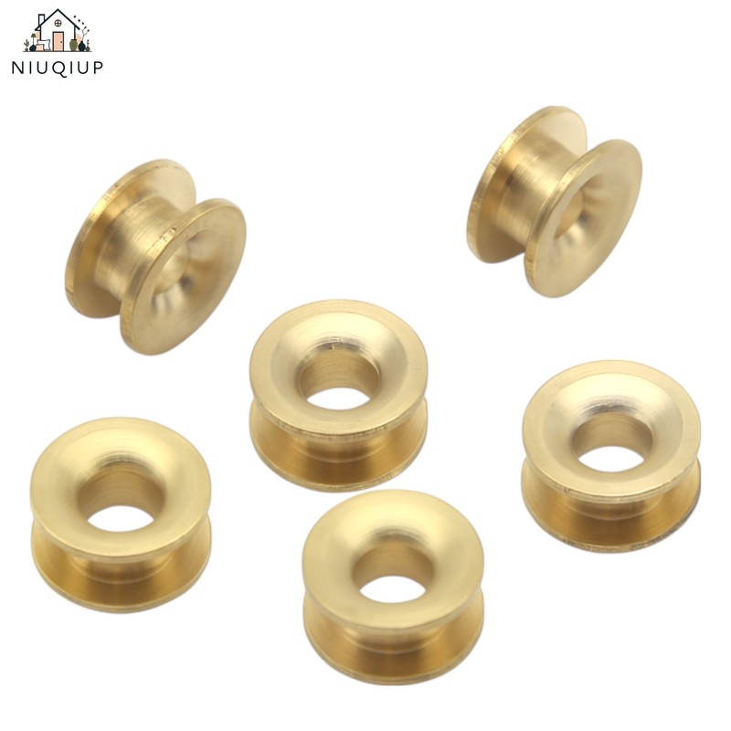 NIUQIUP Brass Trimmer Head Eyelets (10-Pack) - Durable Replacement Sleeves