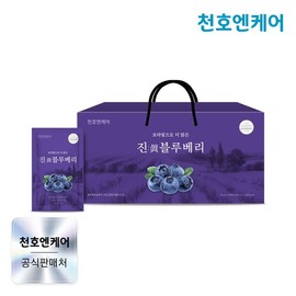 Cheongho Encare [천호엔케어] 진 블루베리 70ml 30팩 1박스 / 천호식품 [Chunho Encare] Pure Blueberry 70ml 30 Packs 1 Box / Chunho Food