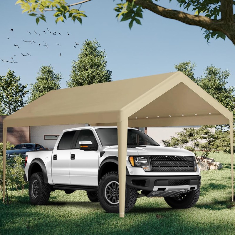 Carport Replacement Canopy, Replacement Top Cover for 10' x 20'
