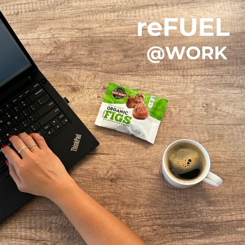 Perfect Delights Organic Snack Pack Figs, Sun-Dried Turkish Figs, On-the-Go