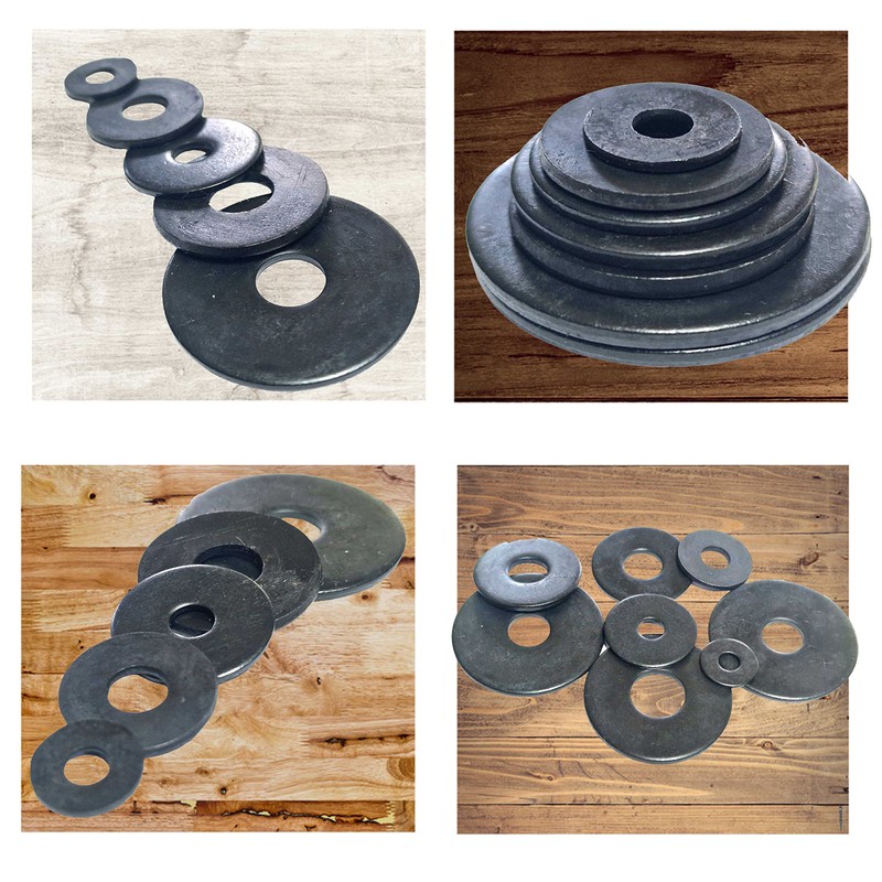 M6 x 24mm Black Stainless Steel Penny Washers Blackened Washer