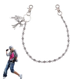 Jean Chain Men, Fashion Accessories Belt Chains Wallet Chain for Men Hip Hop and Punk Accessories, Trouser Chains Suitable for Daily Dressing Music Festivals Parties Art Events