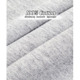 GFQLONG Toddler Baby Boys 2 Pack Cotton Active Jogger Pants,Kids Casual Athletic Sweatpants Solid Pocket Bottoms,Black+Grey 2-3T