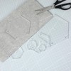 6 Pcs Hexagon Templates Quilting Set Seam Allowance, Hexagon Quilting