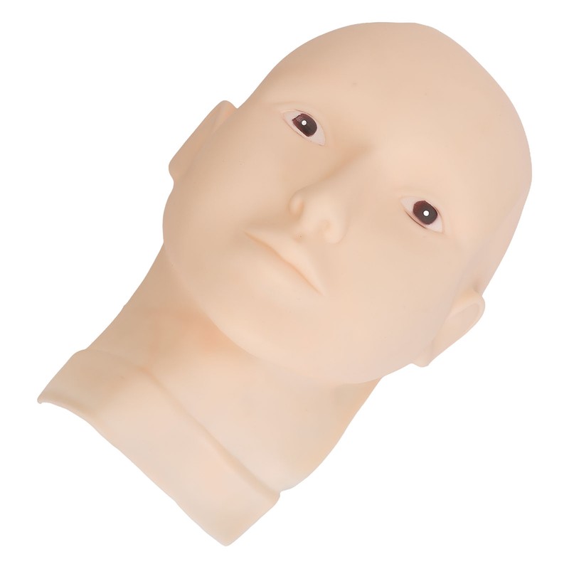 Lash Mannequin Head Safe Soft Silicone High Simulation Makeup Practice
