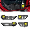 MusixiA Metal Front & Rear Door Pockets Box Pockets for
