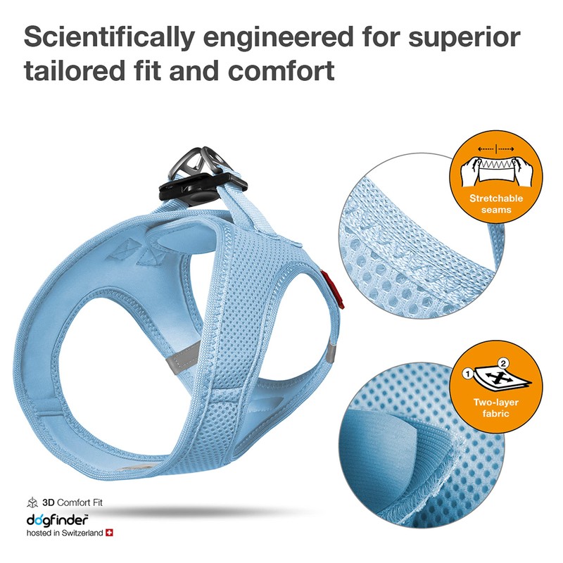 Vest Harness Air Mesh, Sky Blue, 3XS