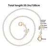 HAOBIN Bag Strap Pearl Chain Carry Strap Bags Chain 100