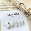 Milk Bingsu Nail Tips - Mediaval / 우유빙수 네일팁 -