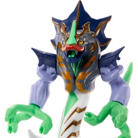 Masters of the Universe and He-Man Action Figure Deluxe King Hiss Posable Character with Savage Attack Action Move