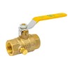 LEFITPA Replacement 3/4 Inch FIP Brass Ball Valve with Stop