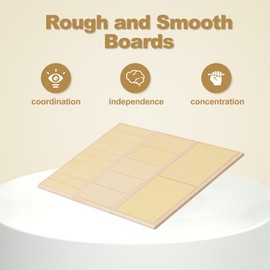 MONTESSORI OUTLET Rough and Smooth Boards for 3-6 Years Montessori Education at School and Home