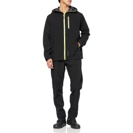 A-D One ST-404 Men's Rain Wear, Waterproof, Sports, Top and Bottom Set, Jacket, Pants, Stretch, Lightweight, Water Resistant, Long Sleeve, For Work Commutes, Commutes, Cycling, Climbing, Fishing,