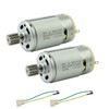 CHANCS 2PCS RS390 Electric Motor DC 12V 16000RPM 12 Gear