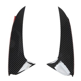 2 Pcs Rear Bumper Spoiler Air Vent Cover Lower Air Vent Cover Trim Frame Replacement for Benz CLS‑Class W218 C218 Carbon Fiber Style