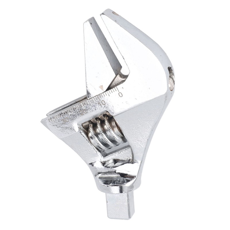 Adjustable Wrench Head Industrial Grade Torsion Ultra Large Opening CRV